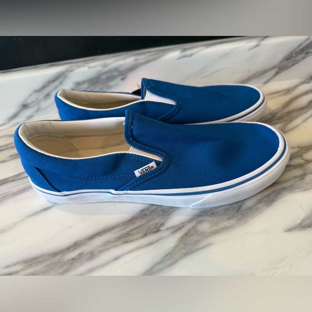 Vans Slip Ons Custom Wide - M 8.5 & W 10